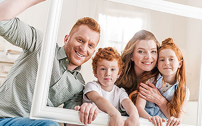 Beautiful Family Smiling