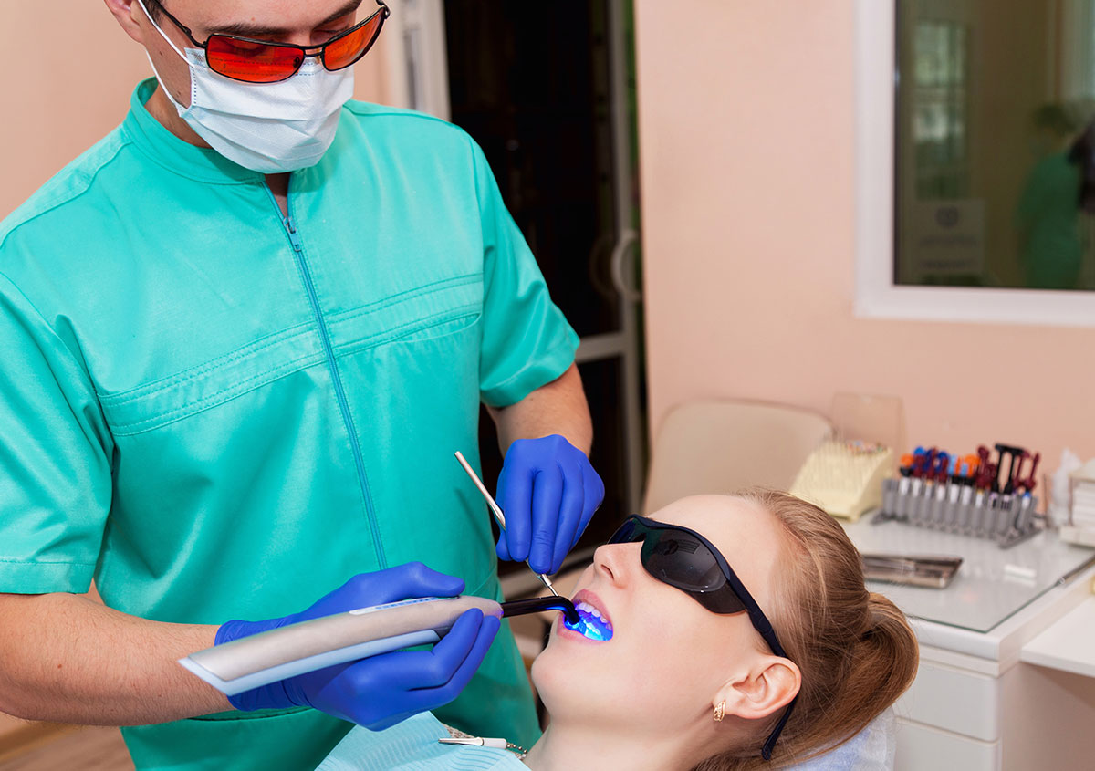 Woman having sedation at the dental - Dentist in West Chester PA