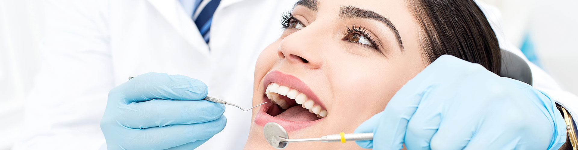 Woman having check up at the clinic - Dentist in West Chester PA