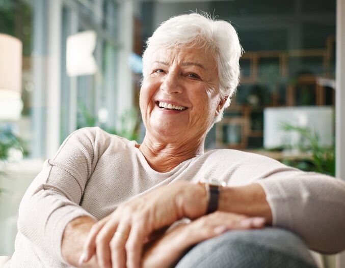 Confident smile after Dentures and Partials in West Chester, PA